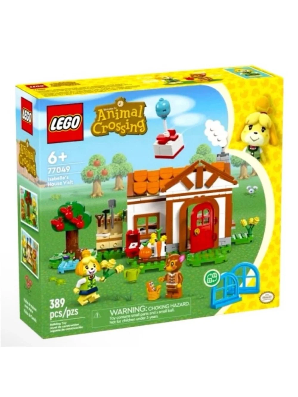 🆕- LEGO Animal Crossing Isabelle's House Visit Lego Set. New in Box